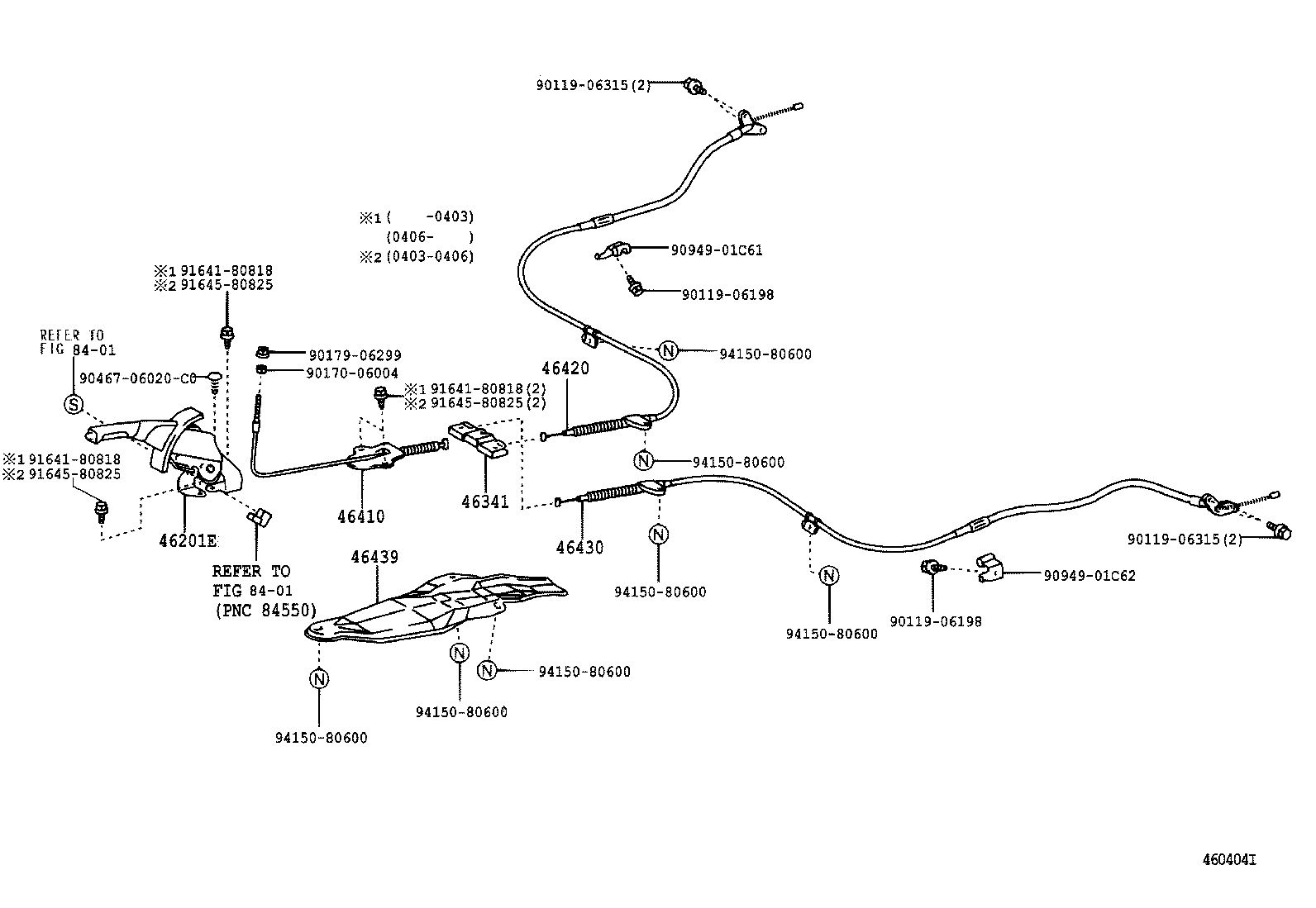 Exploded illustration 460404I