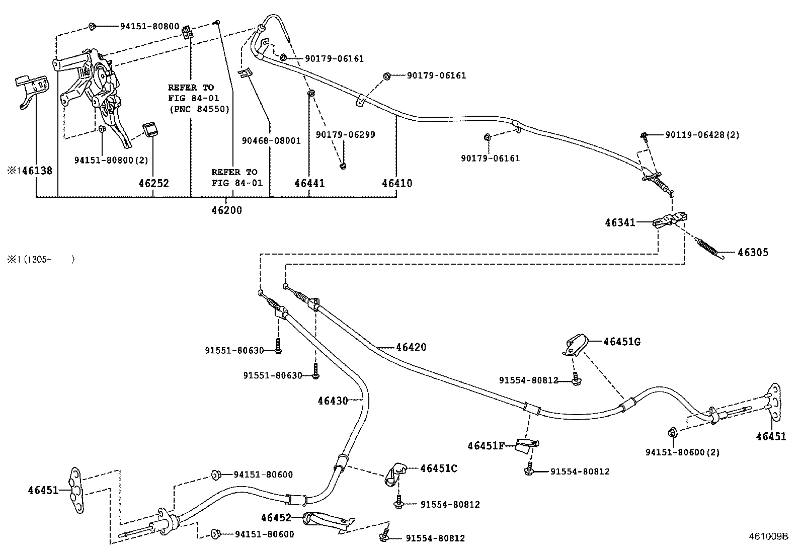 Exploded illustration 461009B