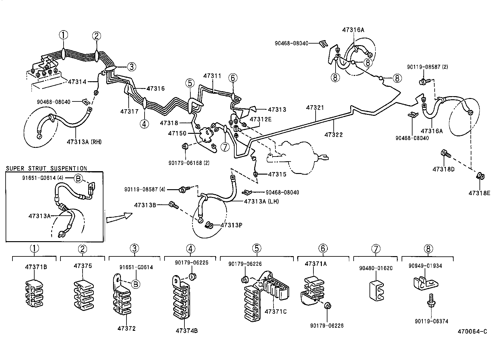 Exploded illustration 470064C