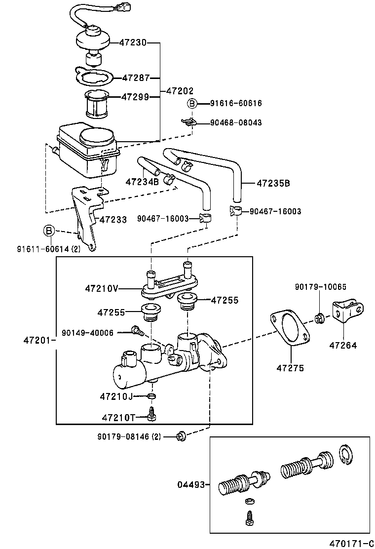 Exploded illustration 470171C
