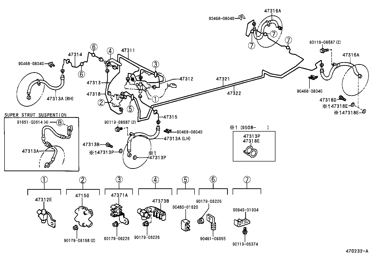 Exploded illustration 470232A