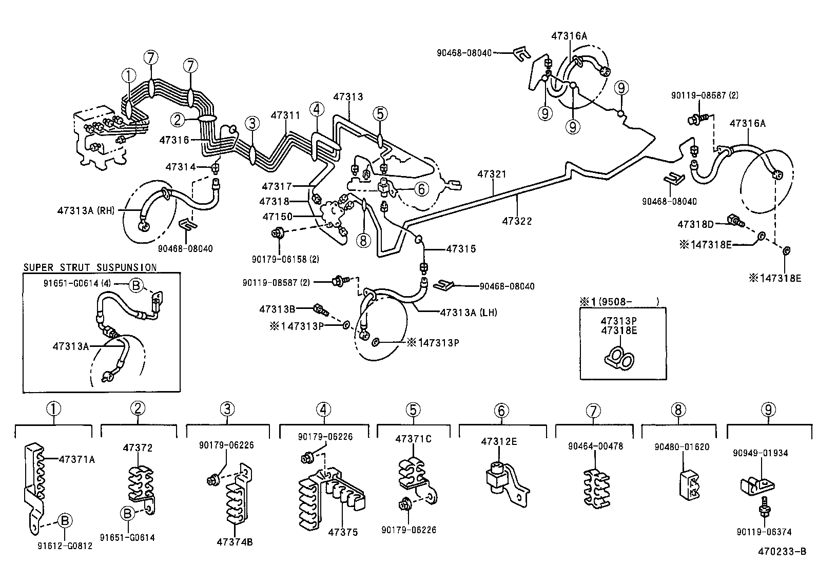 Exploded illustration 470233B