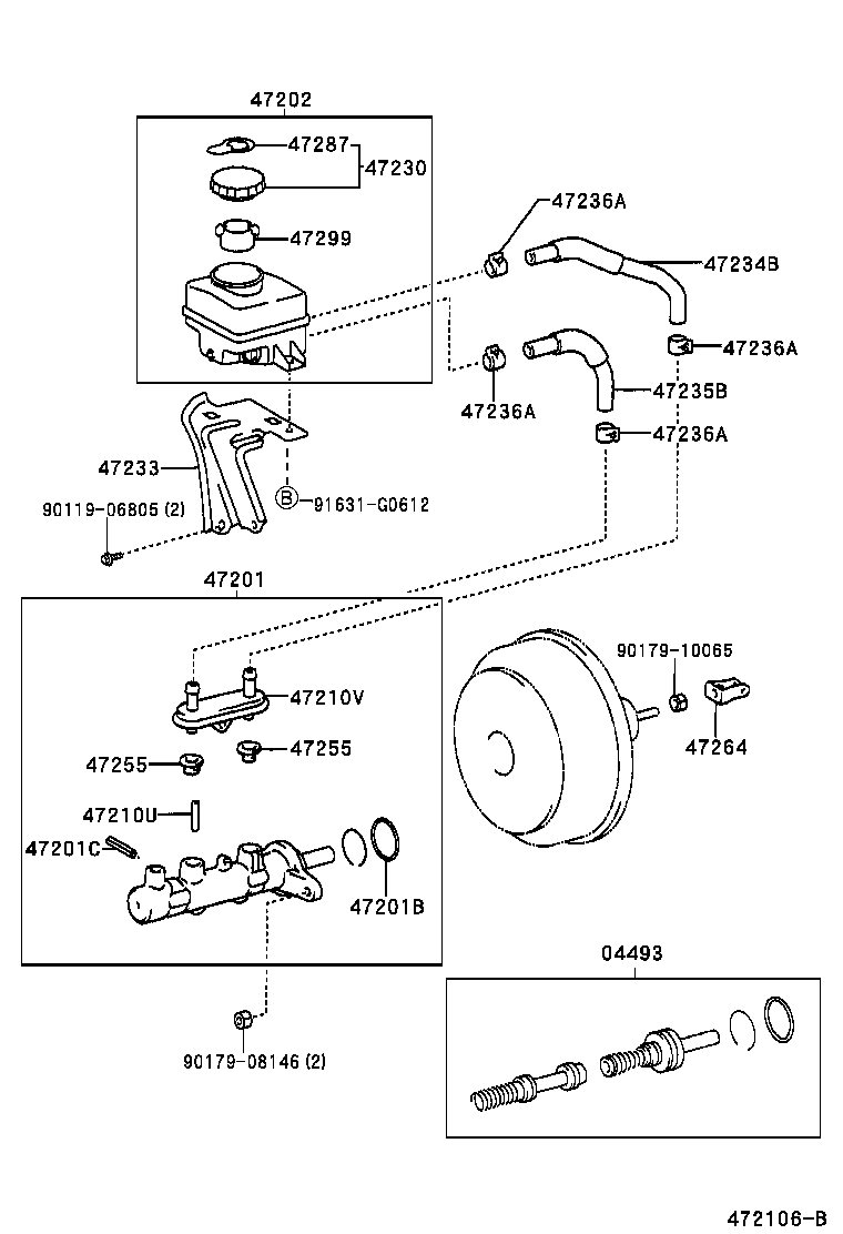 Exploded illustration 472106B
