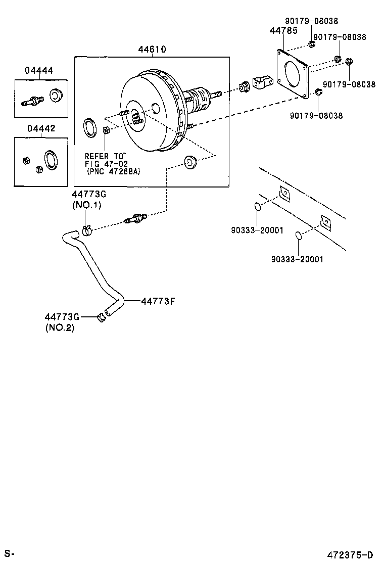Exploded illustration 472375D