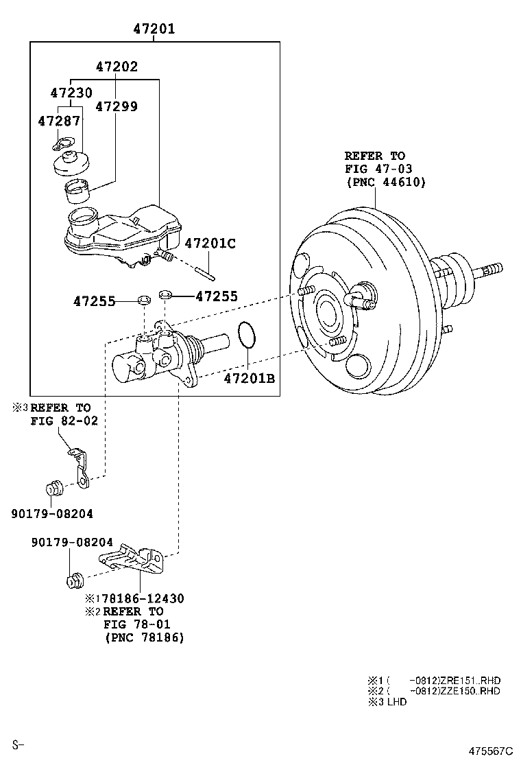Exploded illustration 475567C