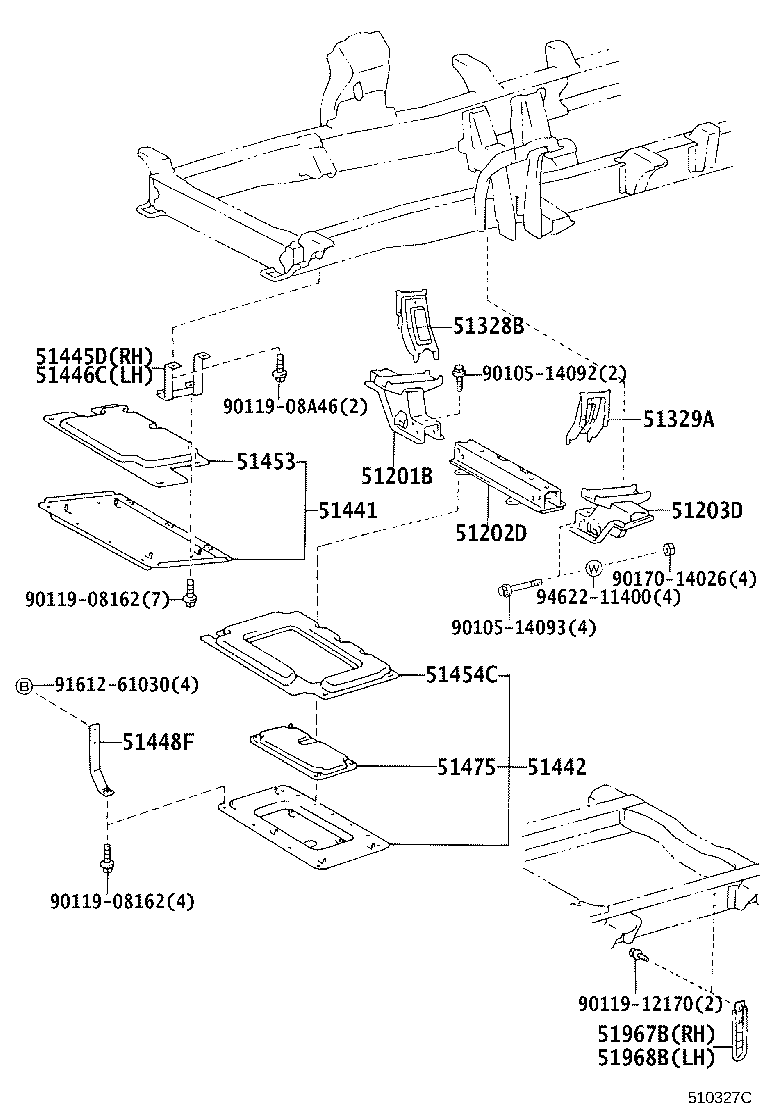 Exploded illustration 510327C
