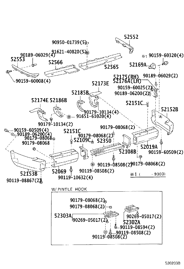 Exploded illustration 520203B