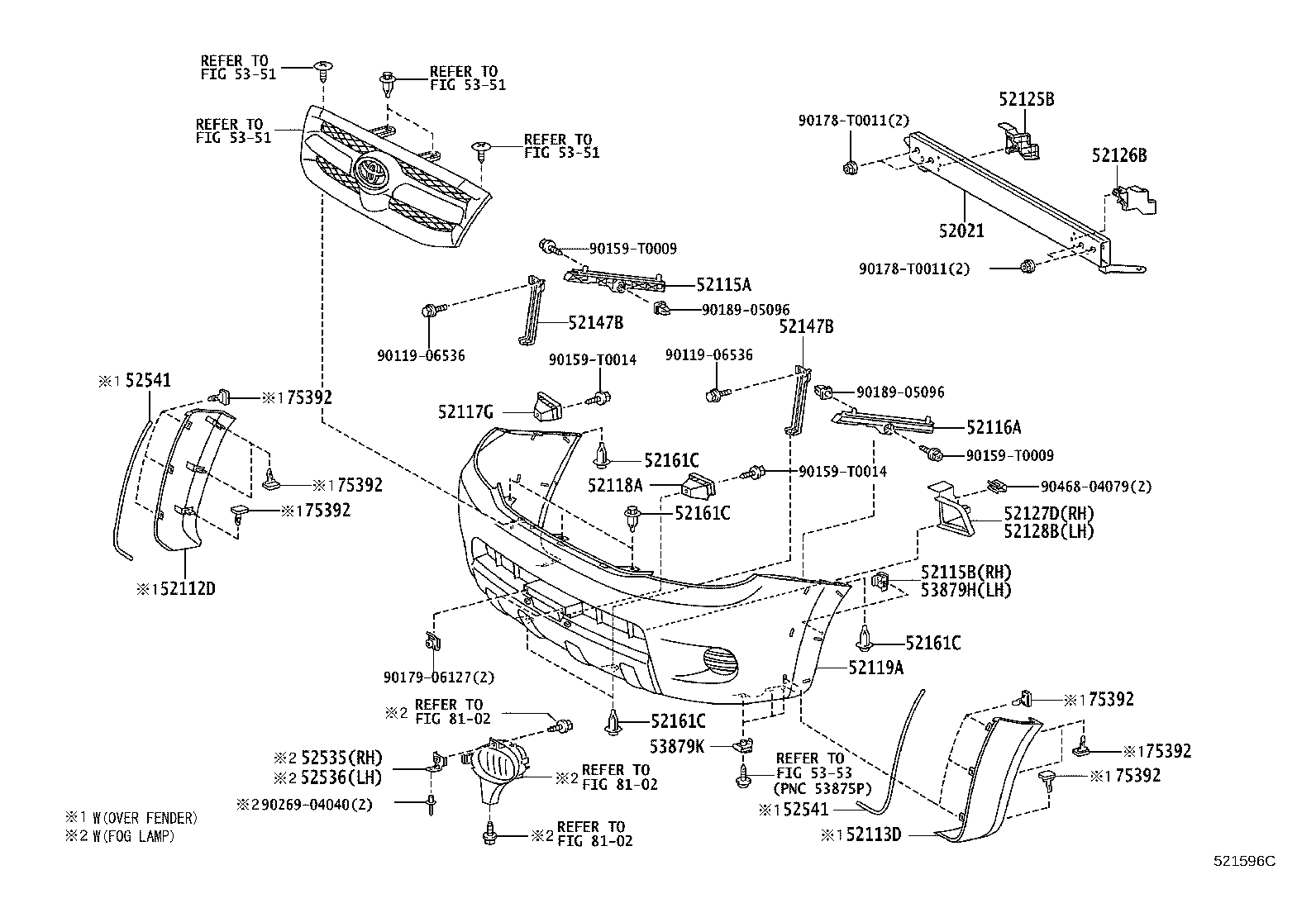 Exploded illustration 521596C