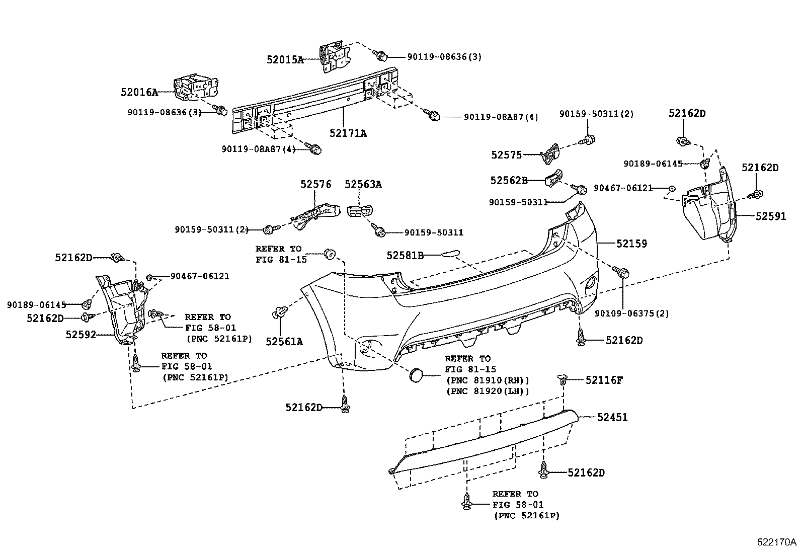 Exploded illustration 522170A