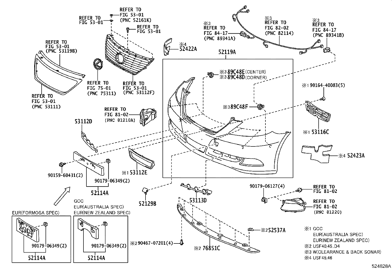 Exploded illustration 524828A