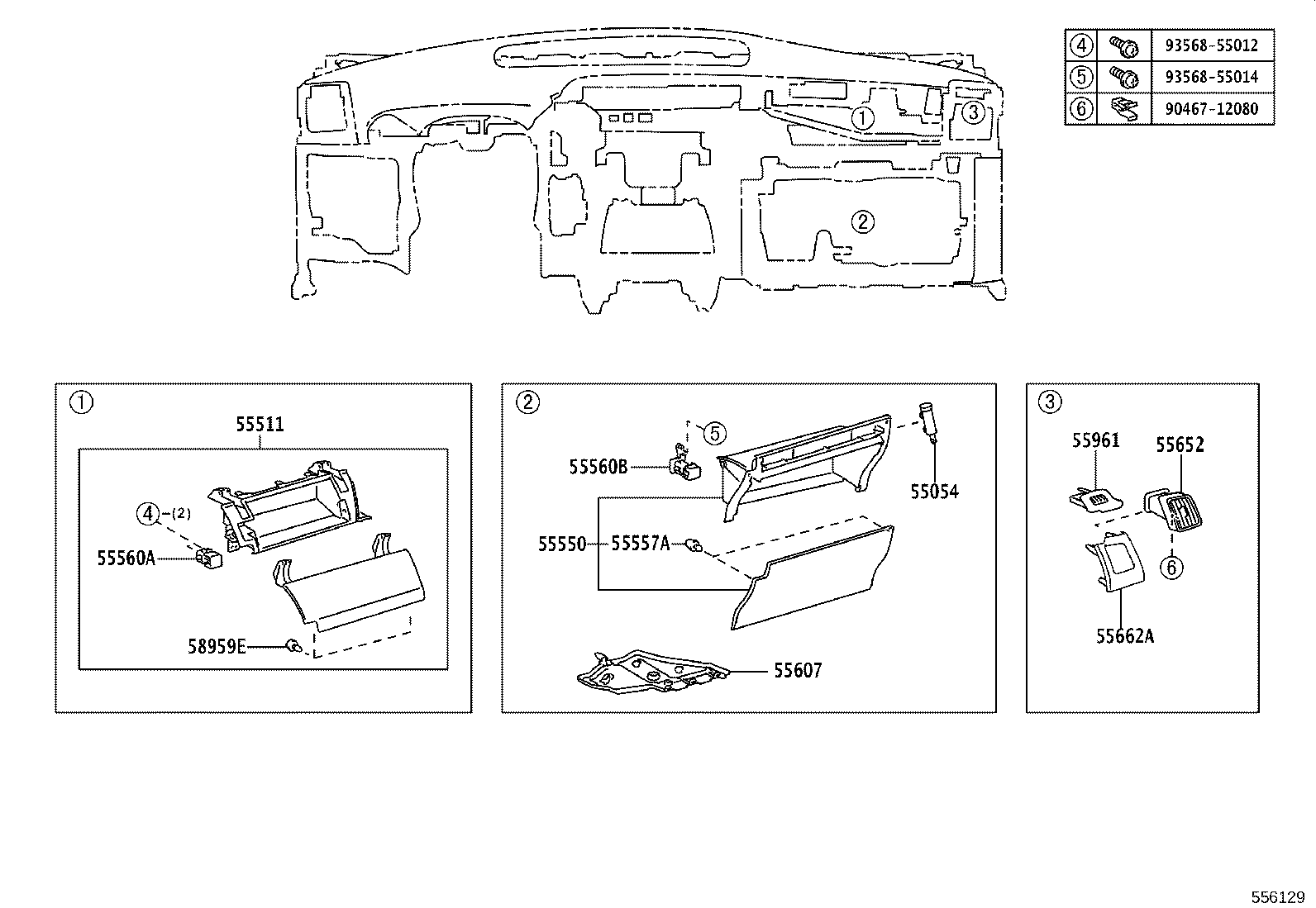 Exploded illustration 556129