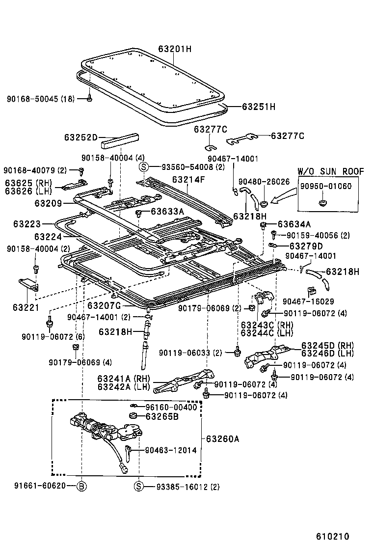 Exploded illustration 610210