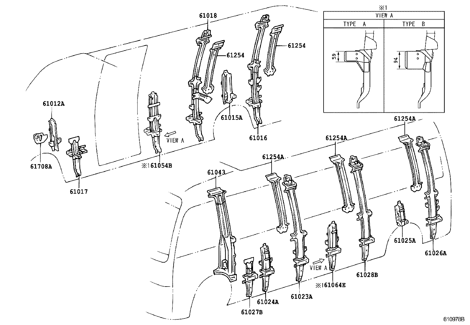 Exploded illustration 610978B