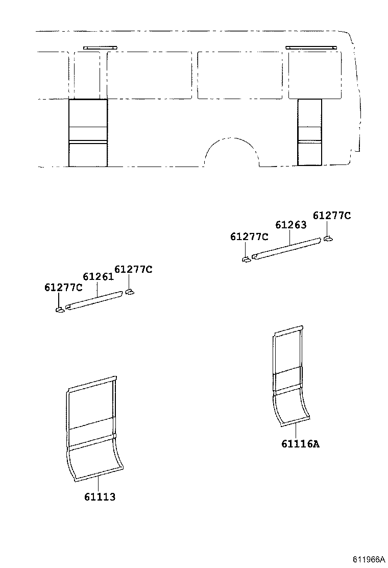 Exploded illustration 611966A
