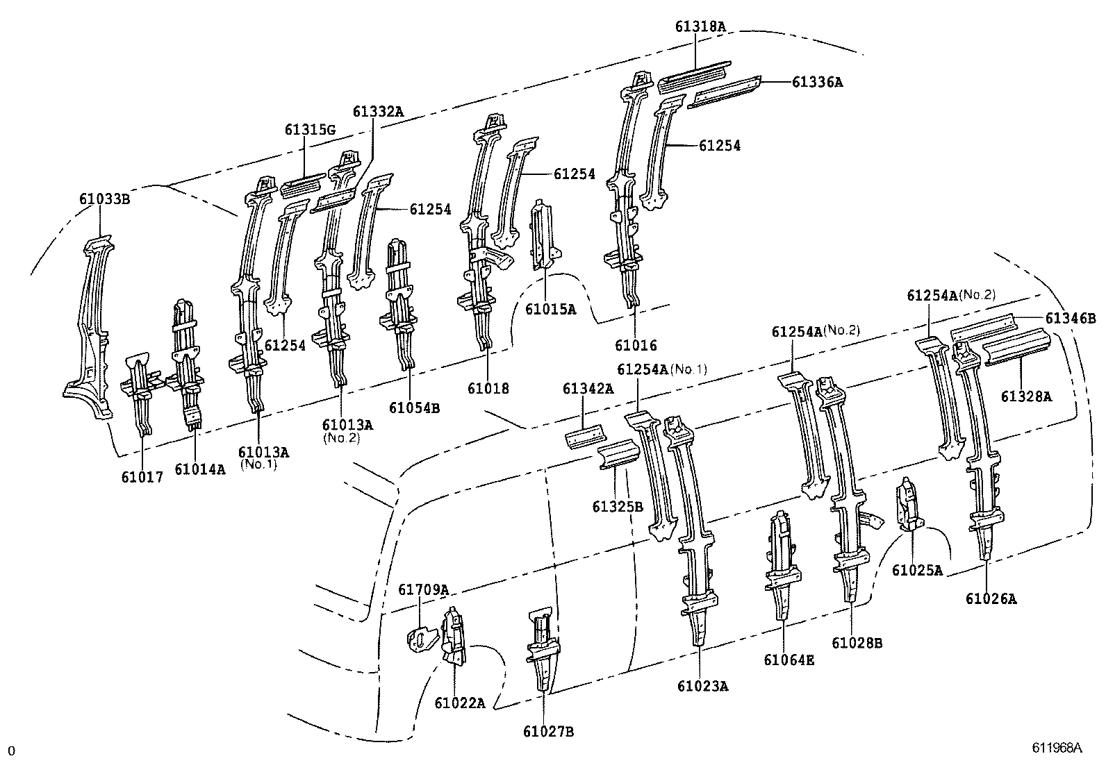 Exploded illustration 611968A