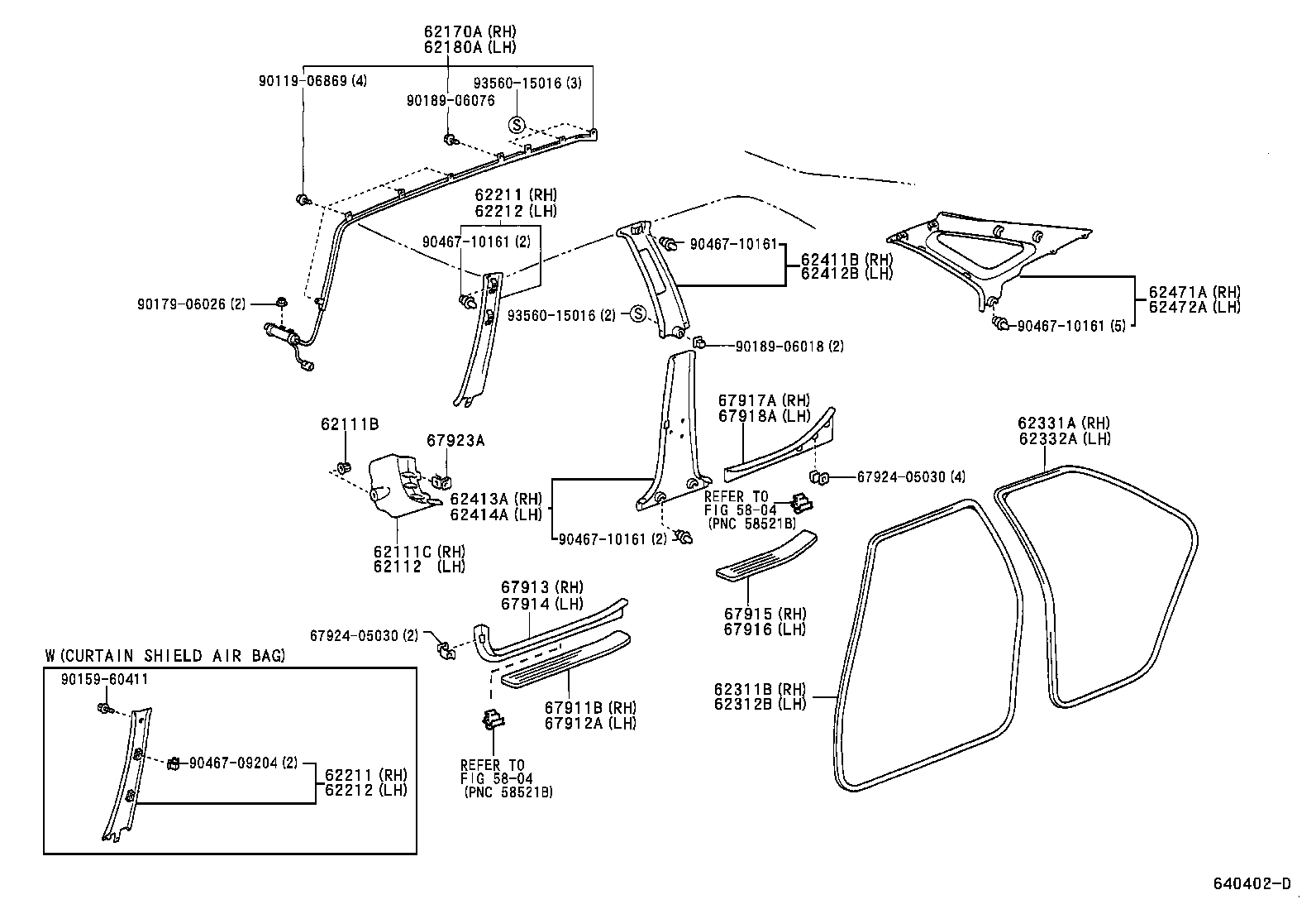 Exploded illustration 640402D