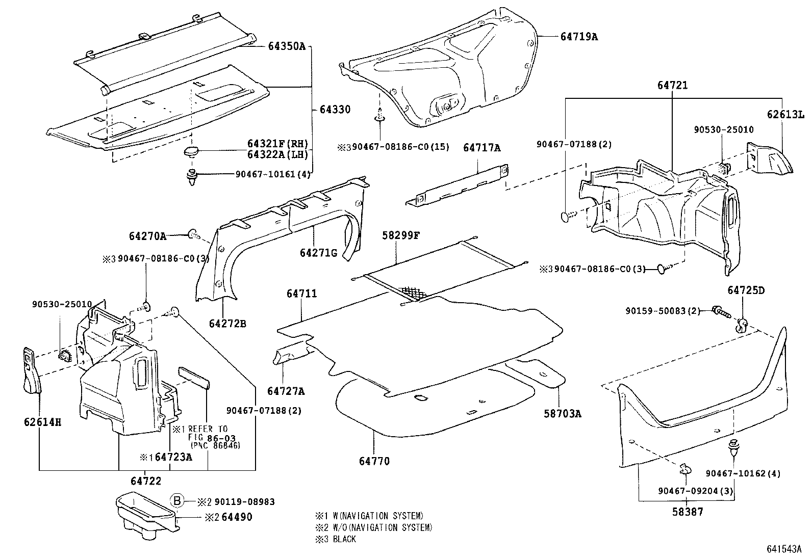 Exploded illustration 641543A