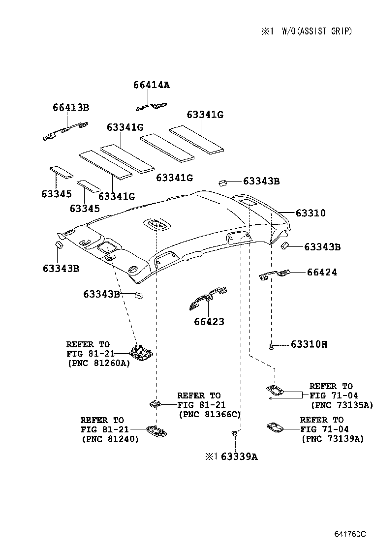 Exploded illustration 641760C