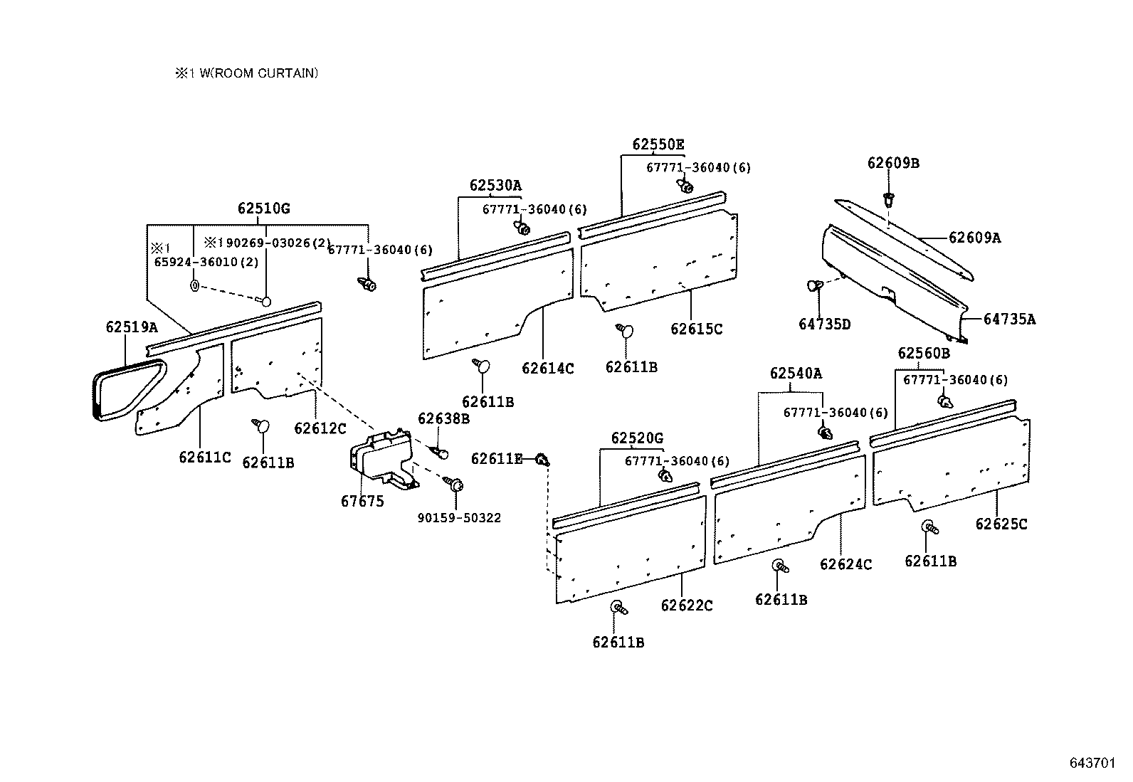 Exploded illustration 643701