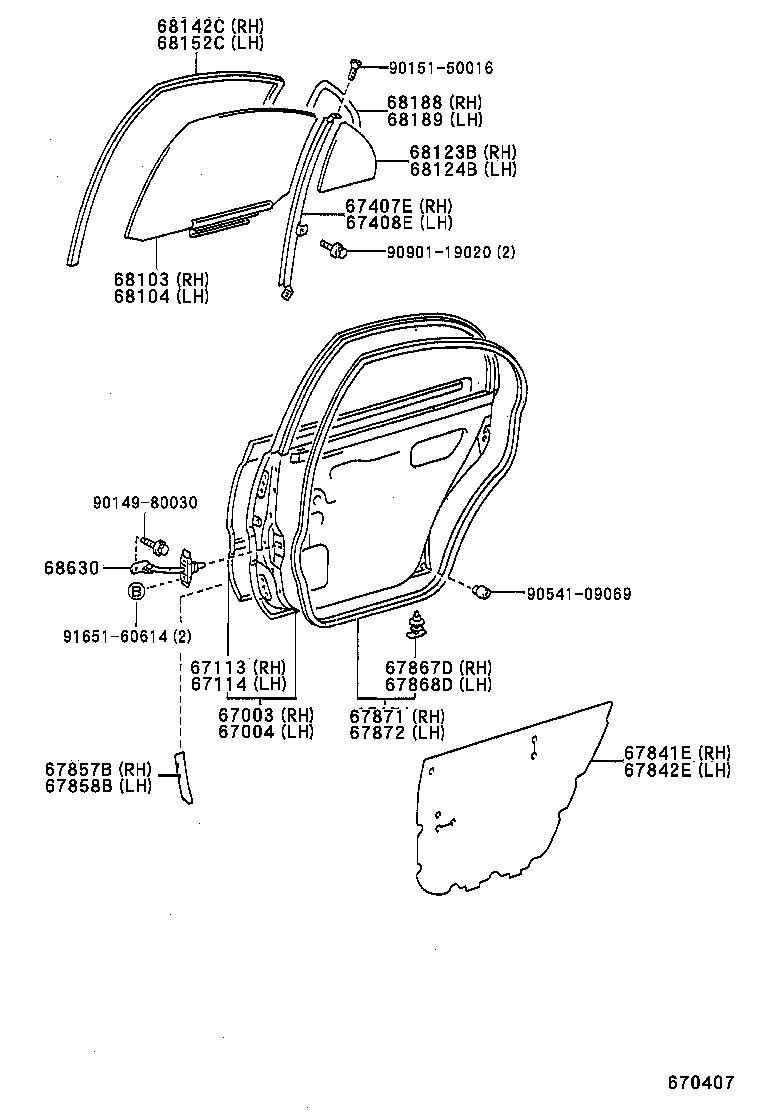 Exploded illustration 670407