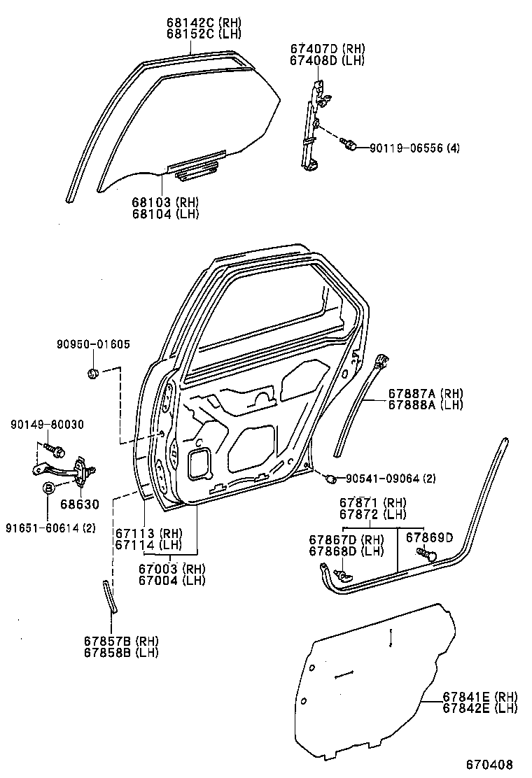 Exploded illustration 670408