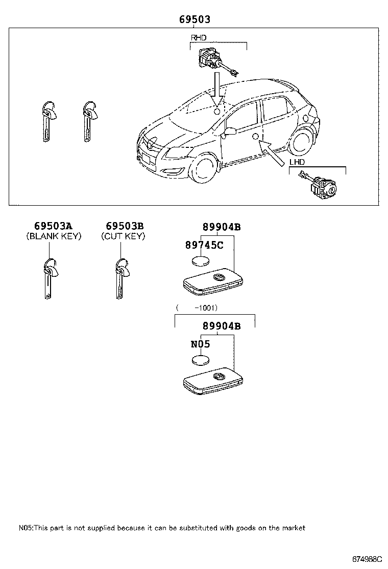 Exploded illustration 674988C