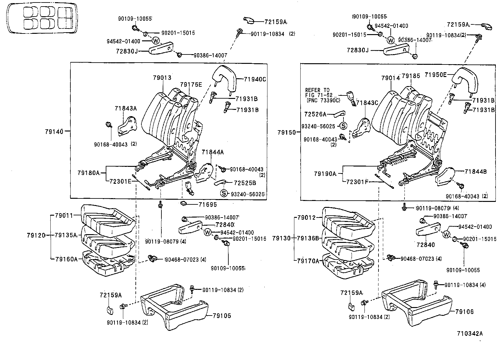 Exploded illustration 710342A