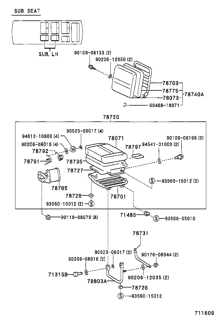 Exploded illustration 711609