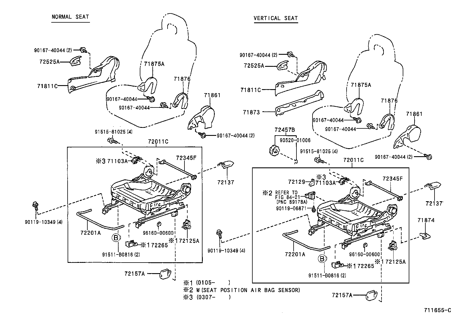 Exploded illustration 711655C