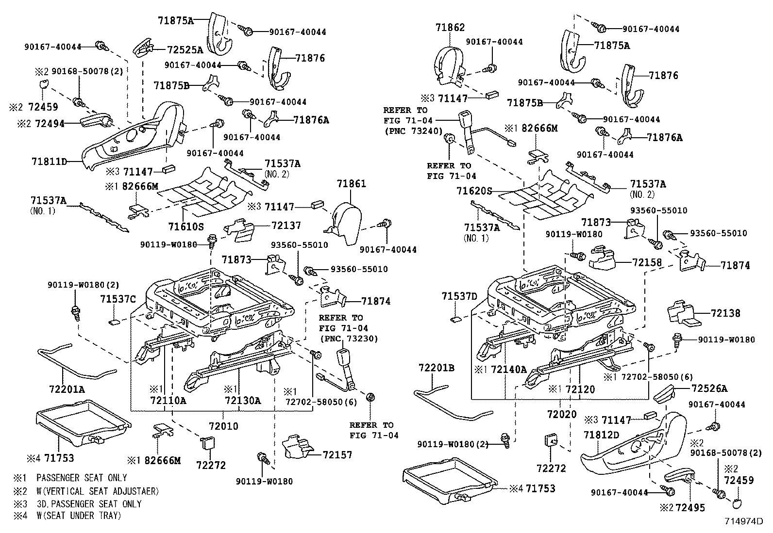 Exploded illustration 714974D