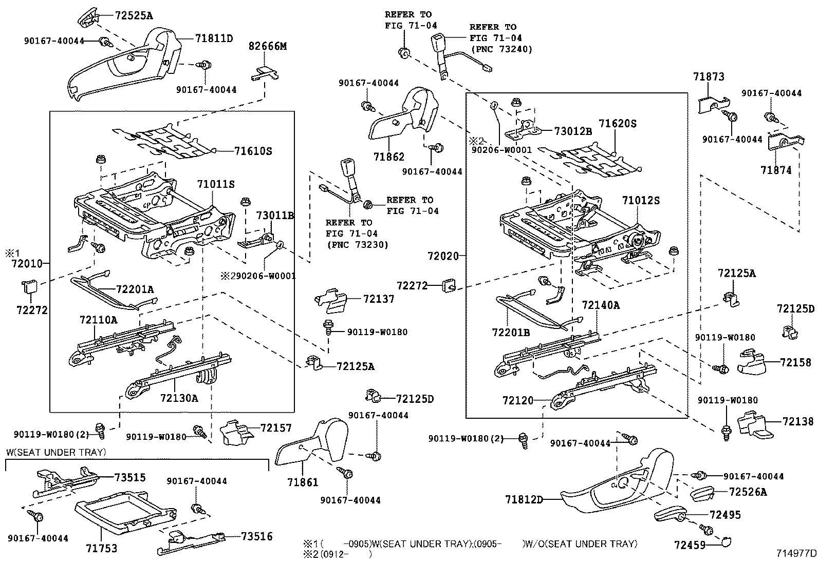 Exploded illustration 714977D