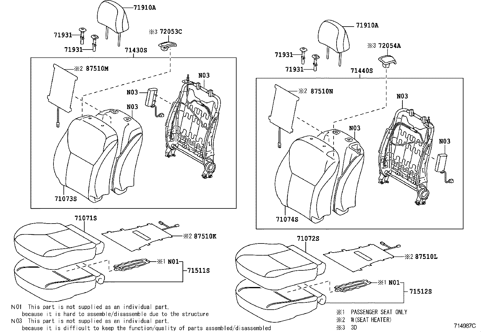 Exploded illustration 714987C