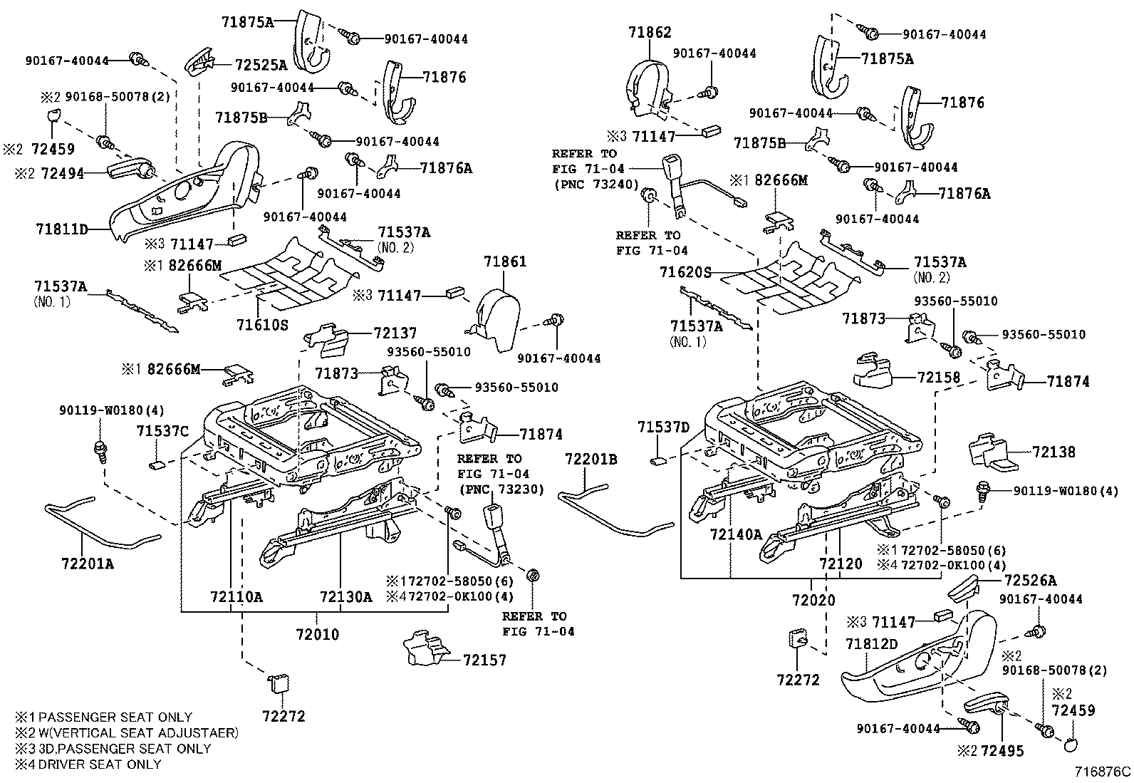 Exploded illustration 716876C