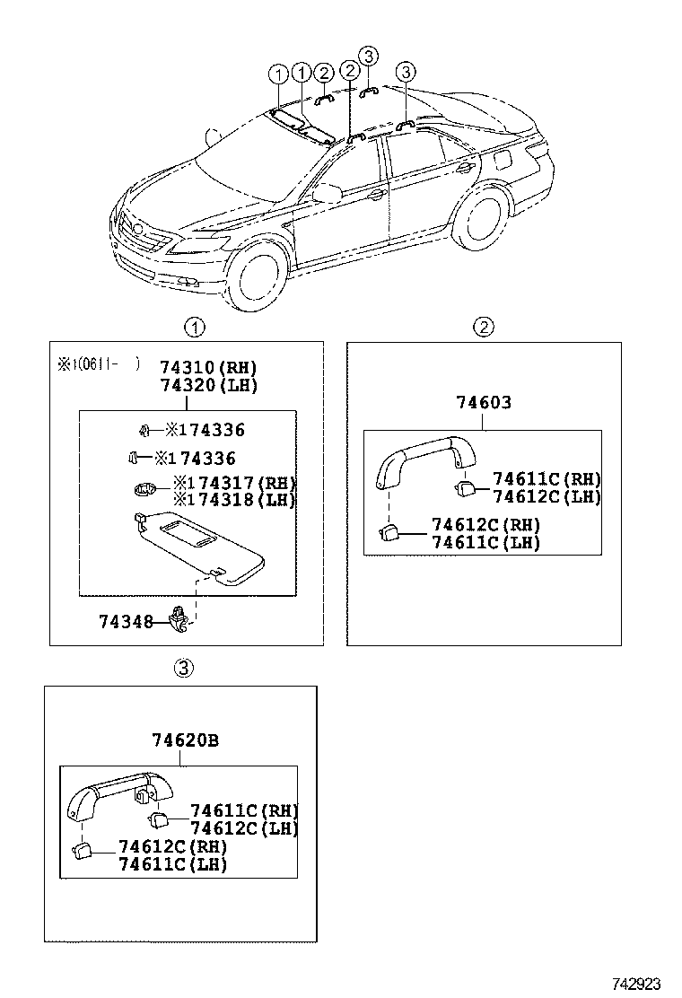 Exploded illustration 742923