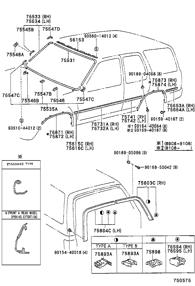 Exploded illustration 750575