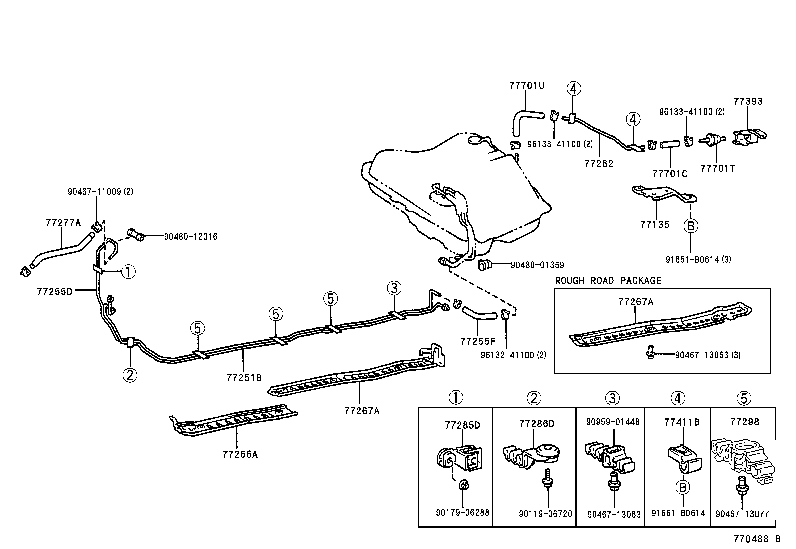 Exploded illustration 770488B