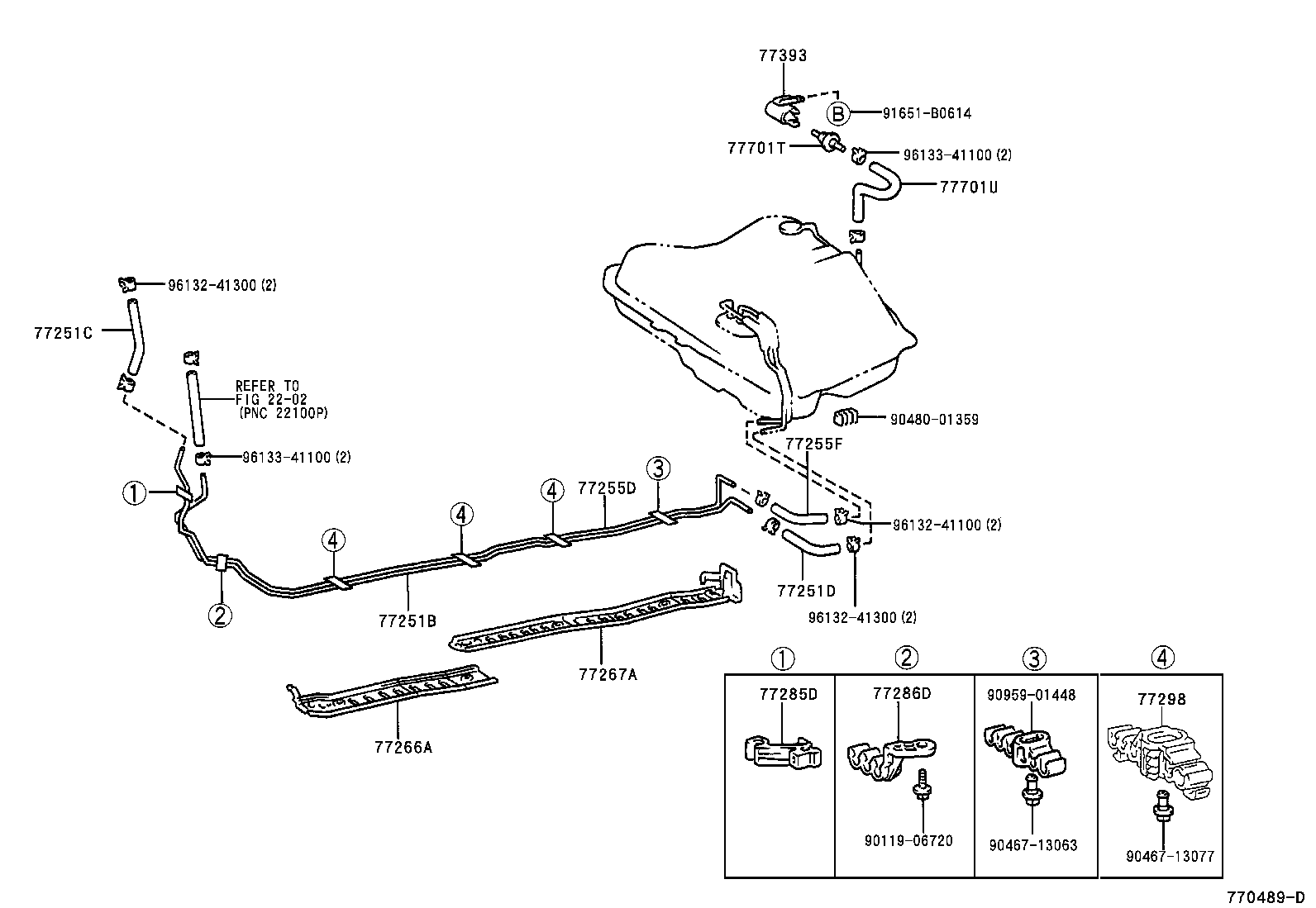 Exploded illustration 770489D