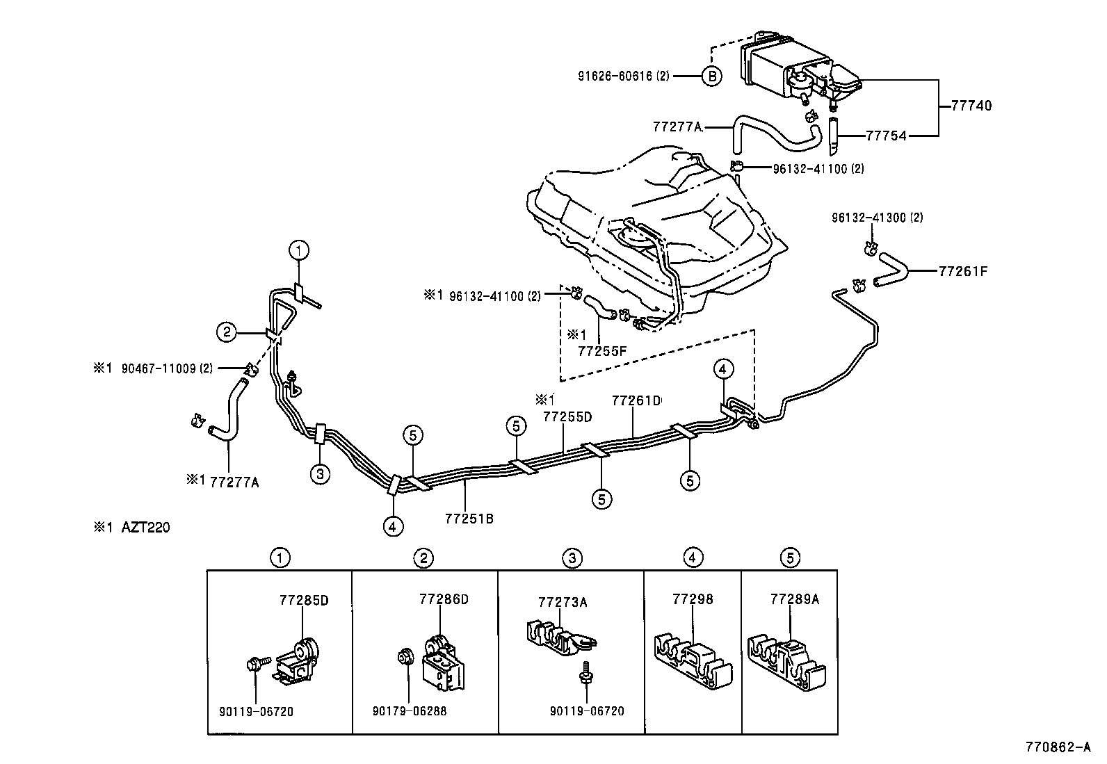 Exploded illustration 770862A