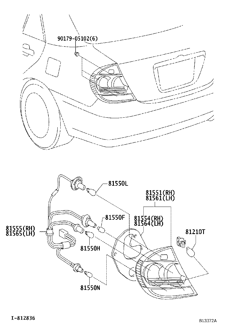 Exploded illustration 813372A