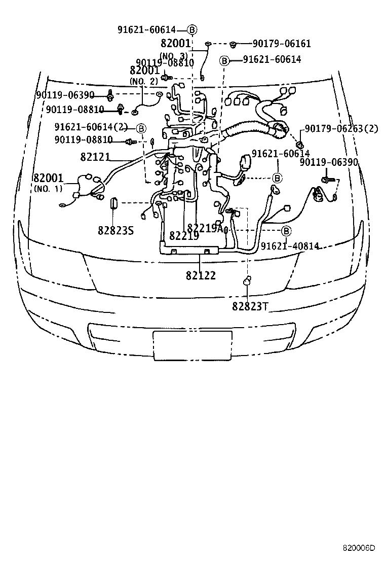 Exploded illustration 820006D