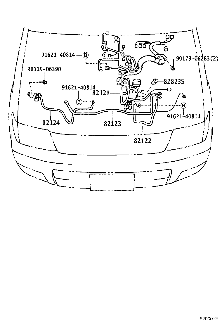 Exploded illustration 820007G