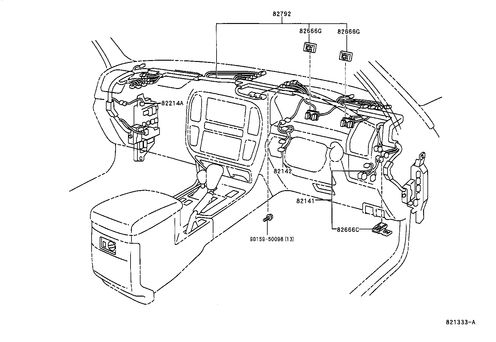 Exploded illustration 821333A