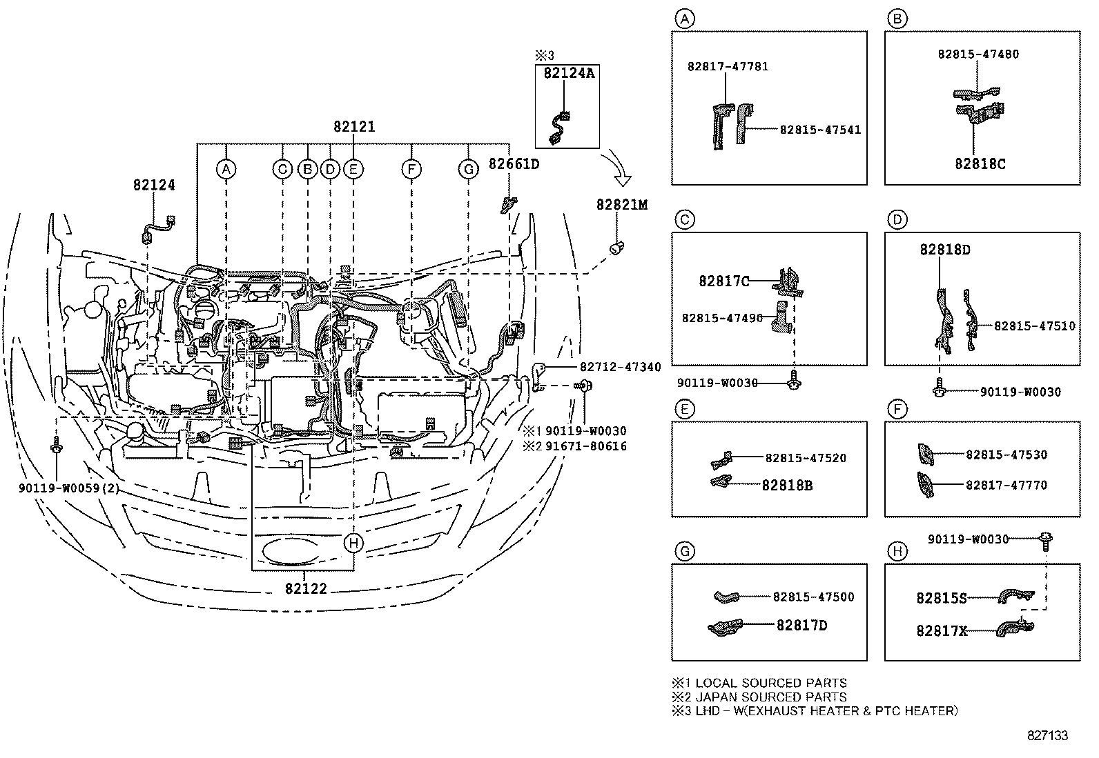 Exploded illustration 827133