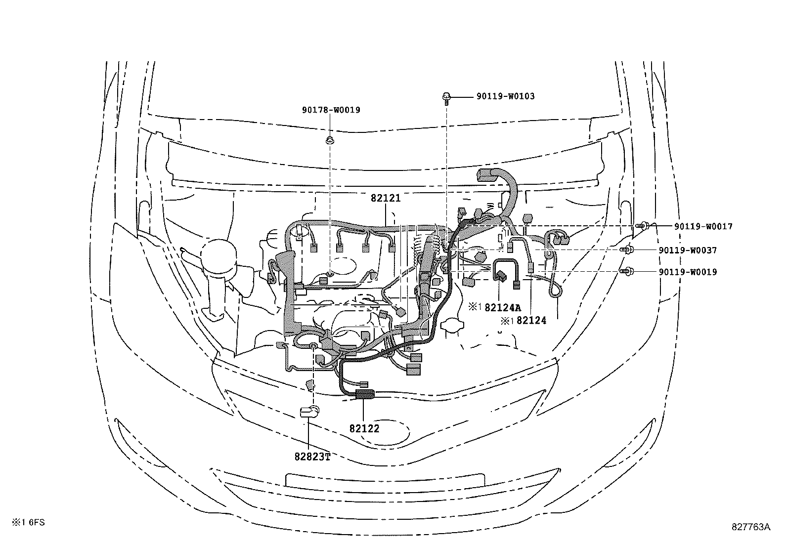 Exploded illustration 827763A
