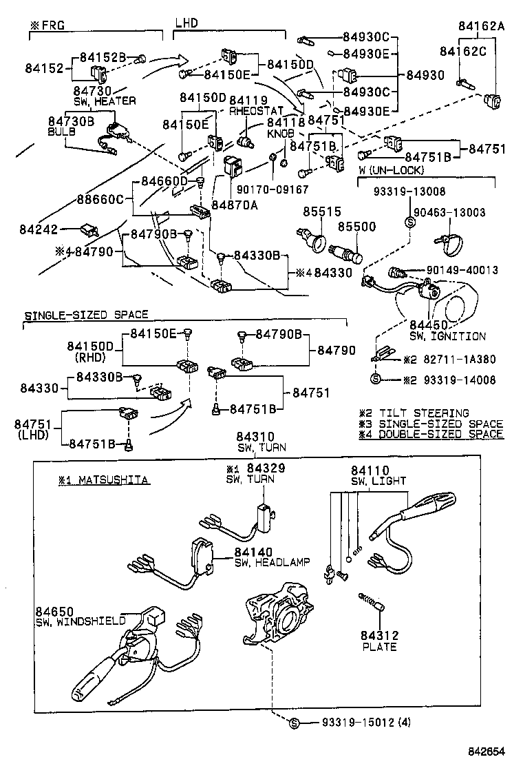 Exploded illustration 842654