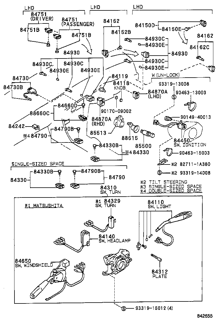 Exploded illustration 842655
