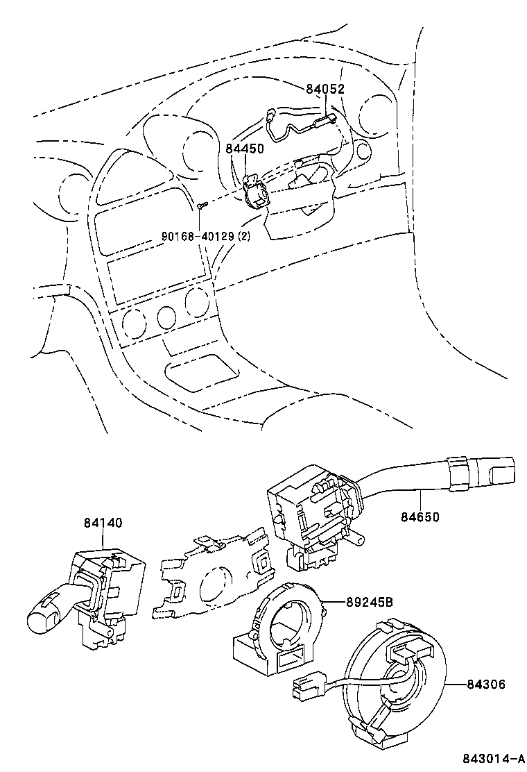 Exploded illustration 843014A