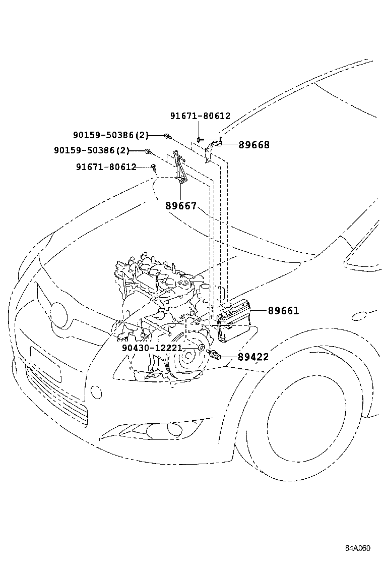 Exploded illustration 84A060