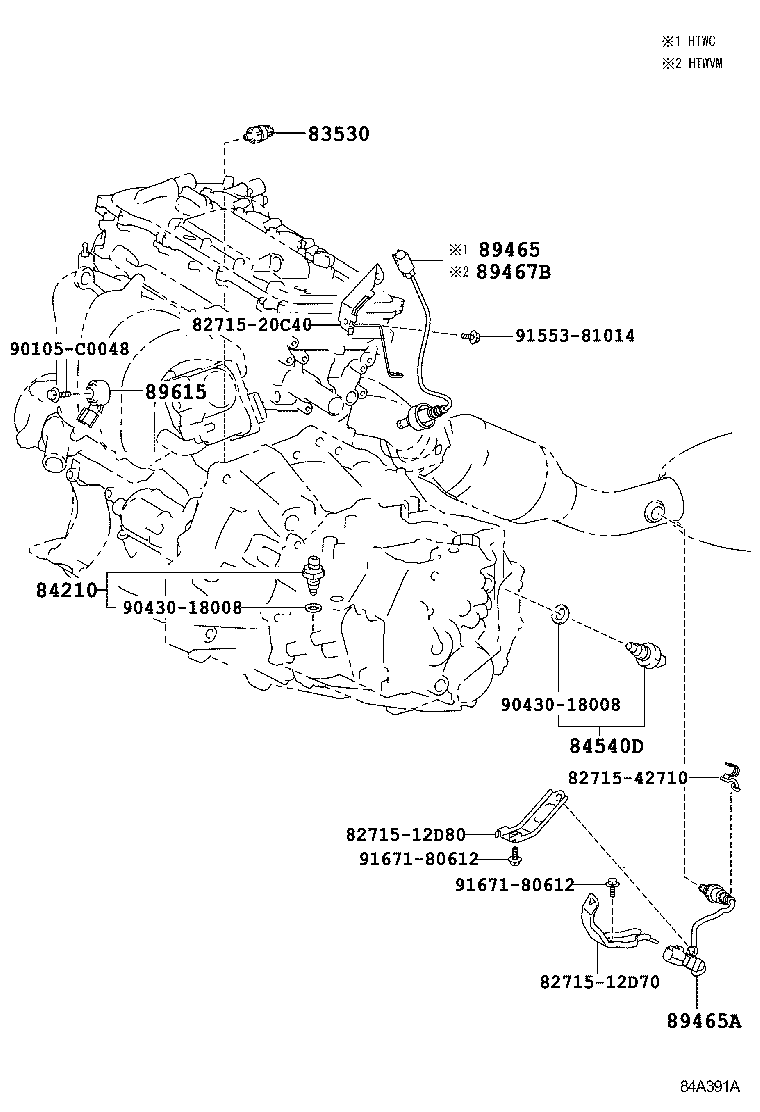 Exploded illustration 84A391A