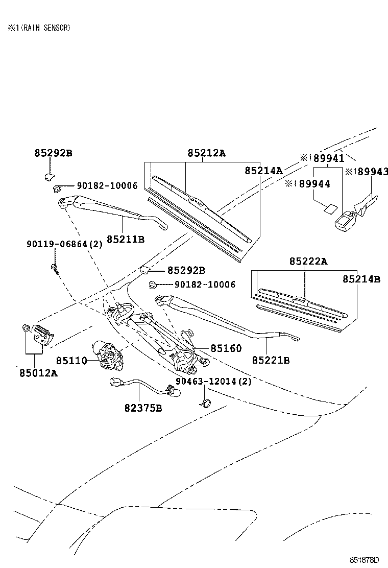 Exploded illustration 851878D